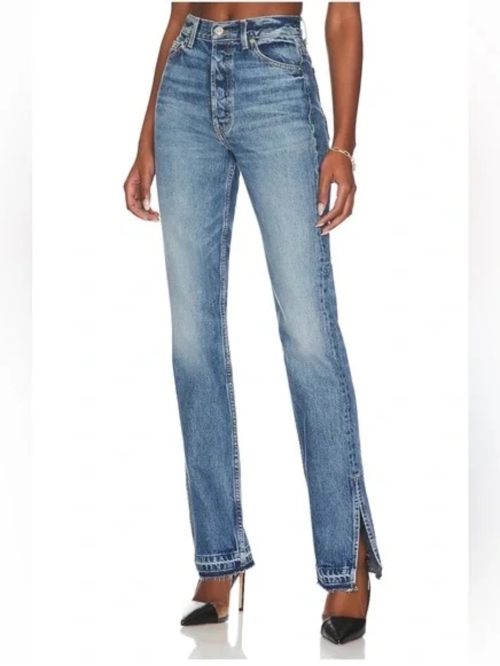 NWT EB Denim Flared Classic High-Rise Women's Blue Jeans, Size 26